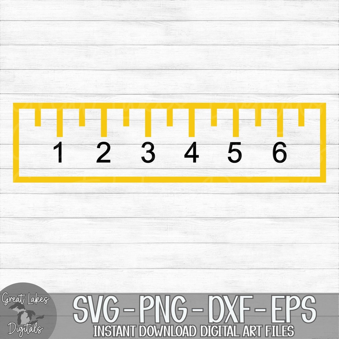 Ruler Back to School, Math, Teacher Instant Digital Download Svg, Png ...