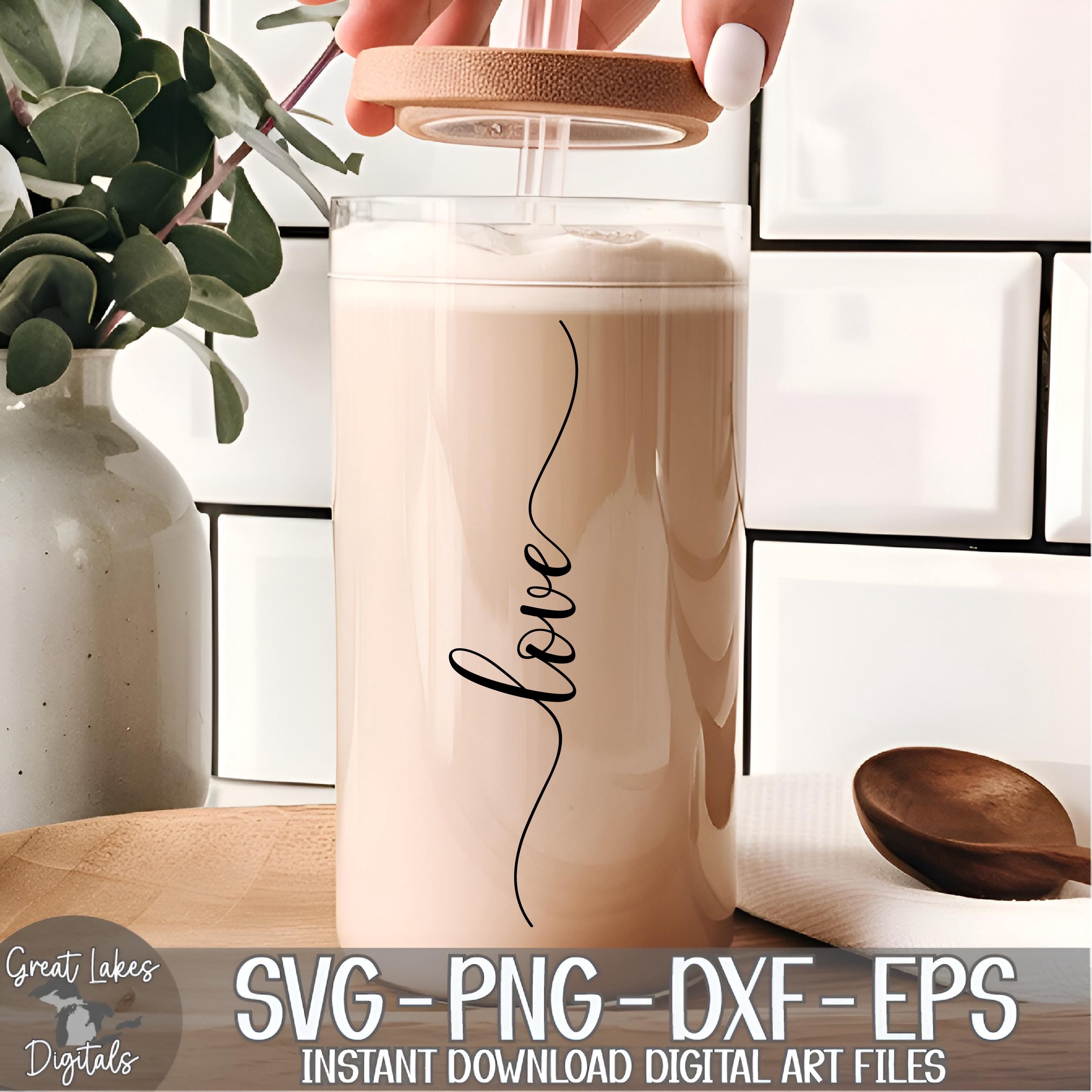Cursive Script Love Svg Png Dxf Eps Digital Download, Valentine's Day ...