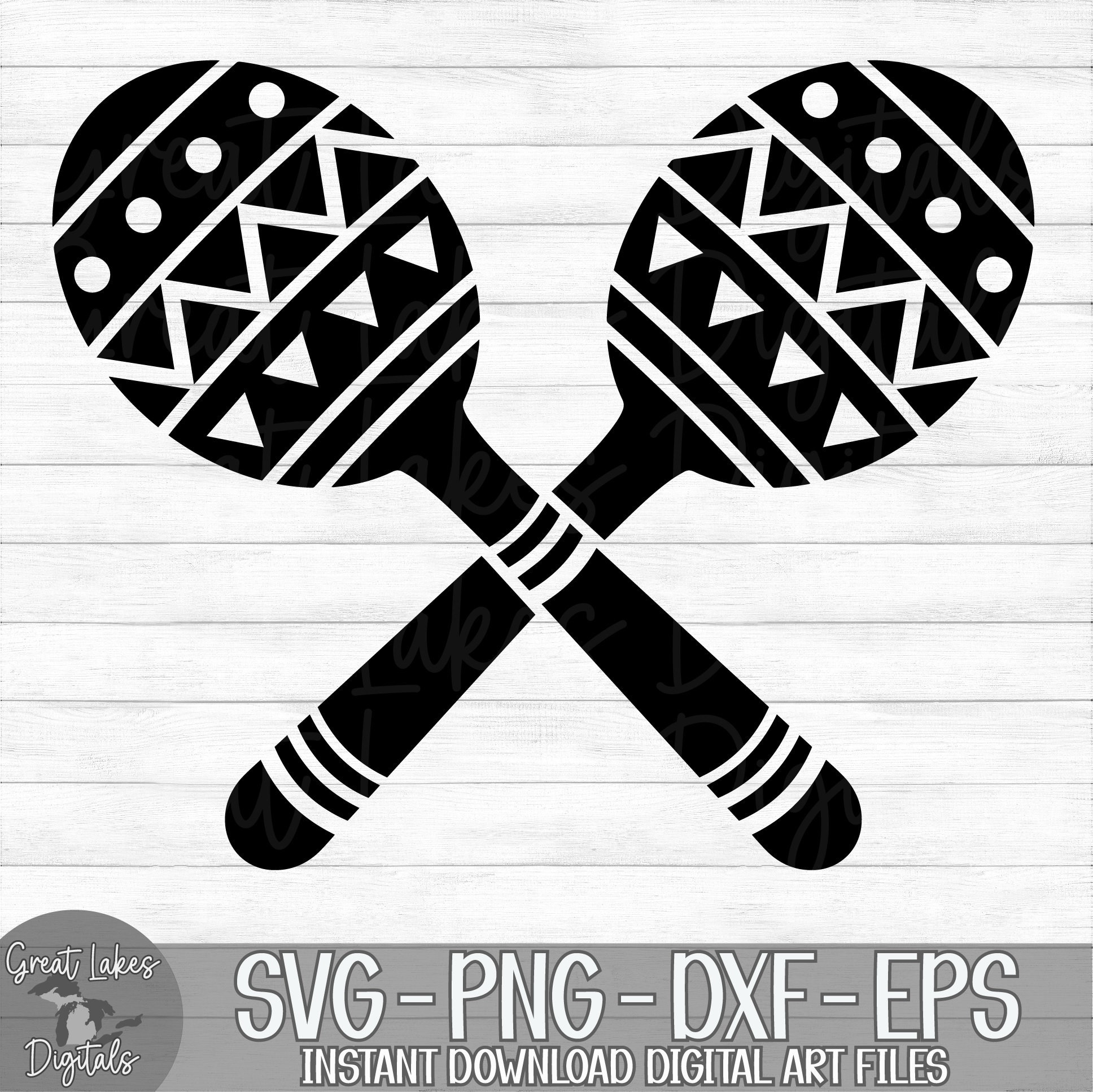 Maracas Instant Digital Download Svg Png Dxf and Eps - Etsy Canada