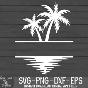 Palmer Delad Monogram Namnram svg png dxf eps Digital Nedladdning bild 3