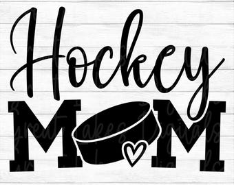 Mamma dell'hockey - Download digitale istantaneo - file svg, png, dxf ed eps inclusi! Sport, Cuore