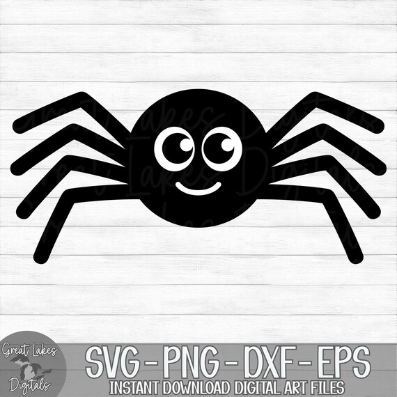 Spider Instant Digital Download Svg Png Dxf and Eps - Etsy