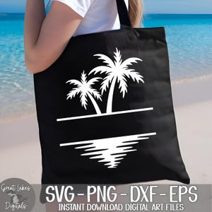 Palmer Delad Monogram Namnram svg png dxf eps Digital Nedladdning bild 9
