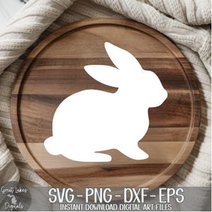 Easter Bunny, Rabbit - Instant Digital Download - svg, png, dxf, and eps files included! image 2