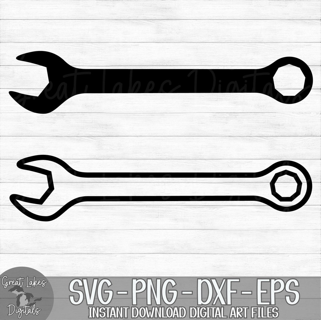 Wrenches Bundle of 2 Instant Digital Download Svg, Png, Dxf, and Eps