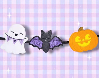 In The Hoop Halloween Banner Embroidery Design: ITH spooky banner designs