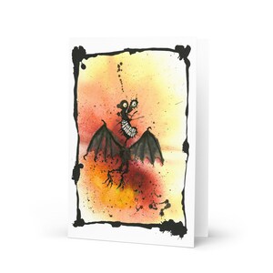 Tarjeta de felicitación de la bestia de hadas de Kieron Seamons