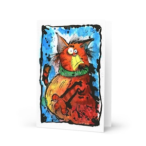 Carte de voeux chat par Kieron Seamons
