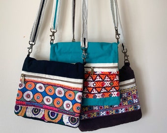 Boho Crossbody Bag: Hand Embroidered Banjara Purse