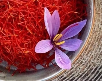 Organic Saffron, Pure Kashmiri Saffron, Mogra Saffron, Natural Saffron, Highest Grade Saffron