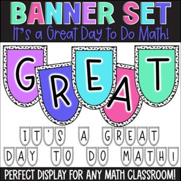 Short Math Banner Examples Math Banner - Etsy