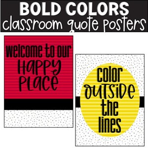 Mutige Farben Wachstumsmentalität Klassenzimmer Poster, Klassenzimmer Dekorationen, Bulletin Board, Klassenzimmer Display, Einfaches Klassenzimmer Dekor