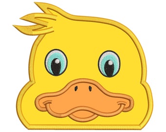 Duck Head Applique Diseño de bordado
