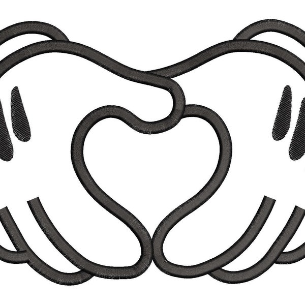 Mickey Mouse Hands - Etsy