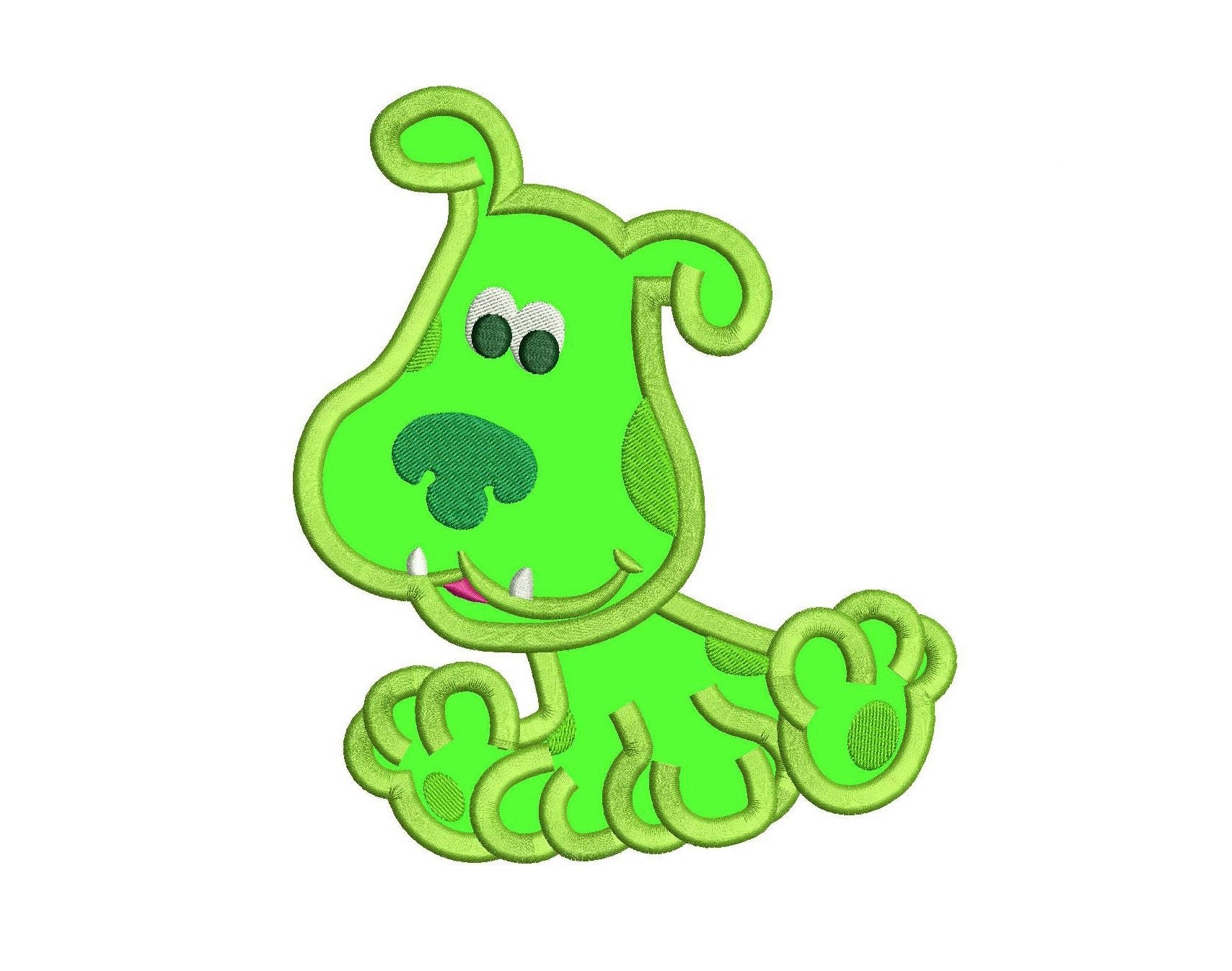 what is the green dog on blues clues