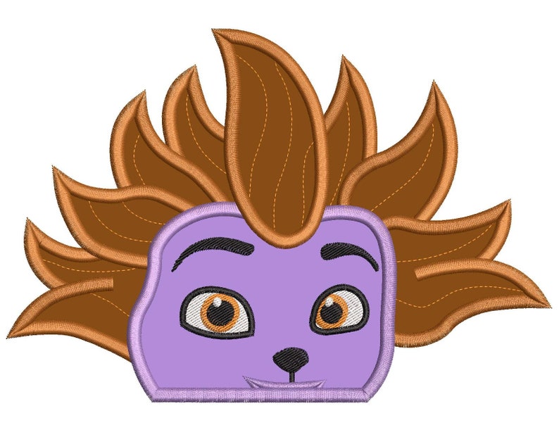 Werewolf Head Applique Embroidery Design Etsy