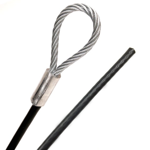Hanured® 15M 6mm Cavo in acciaio inox, 7x19 Fili Carico di Rottura 2900 kg, per zipline da cantiere, parapetti per ponti, ascensori per barche