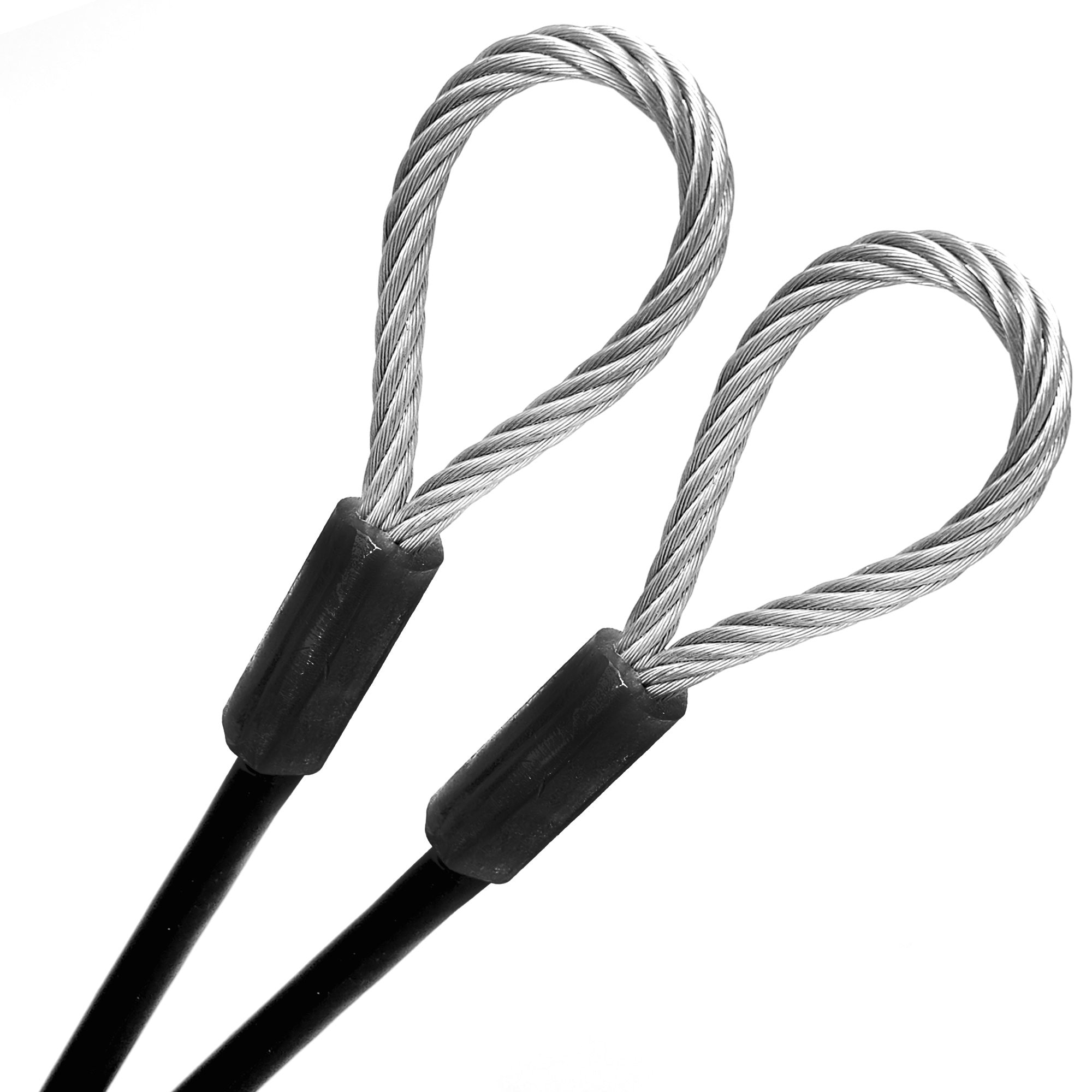 3/16 Vinyl Coated Tether Wire Rope Steel Braided Cable With Oxidized