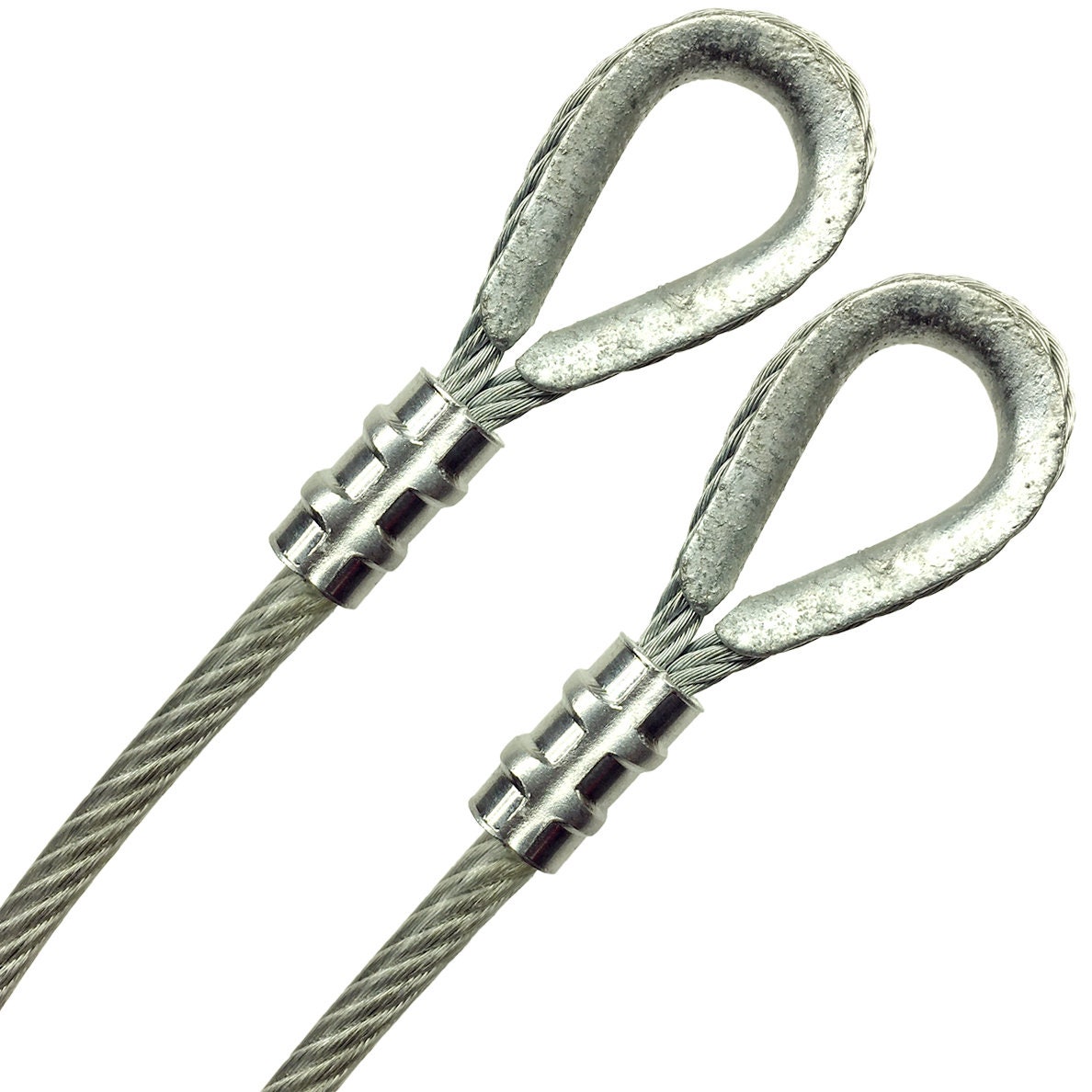 Looped Cabling Single or Double Looped Cable With Thimble Options 5/16