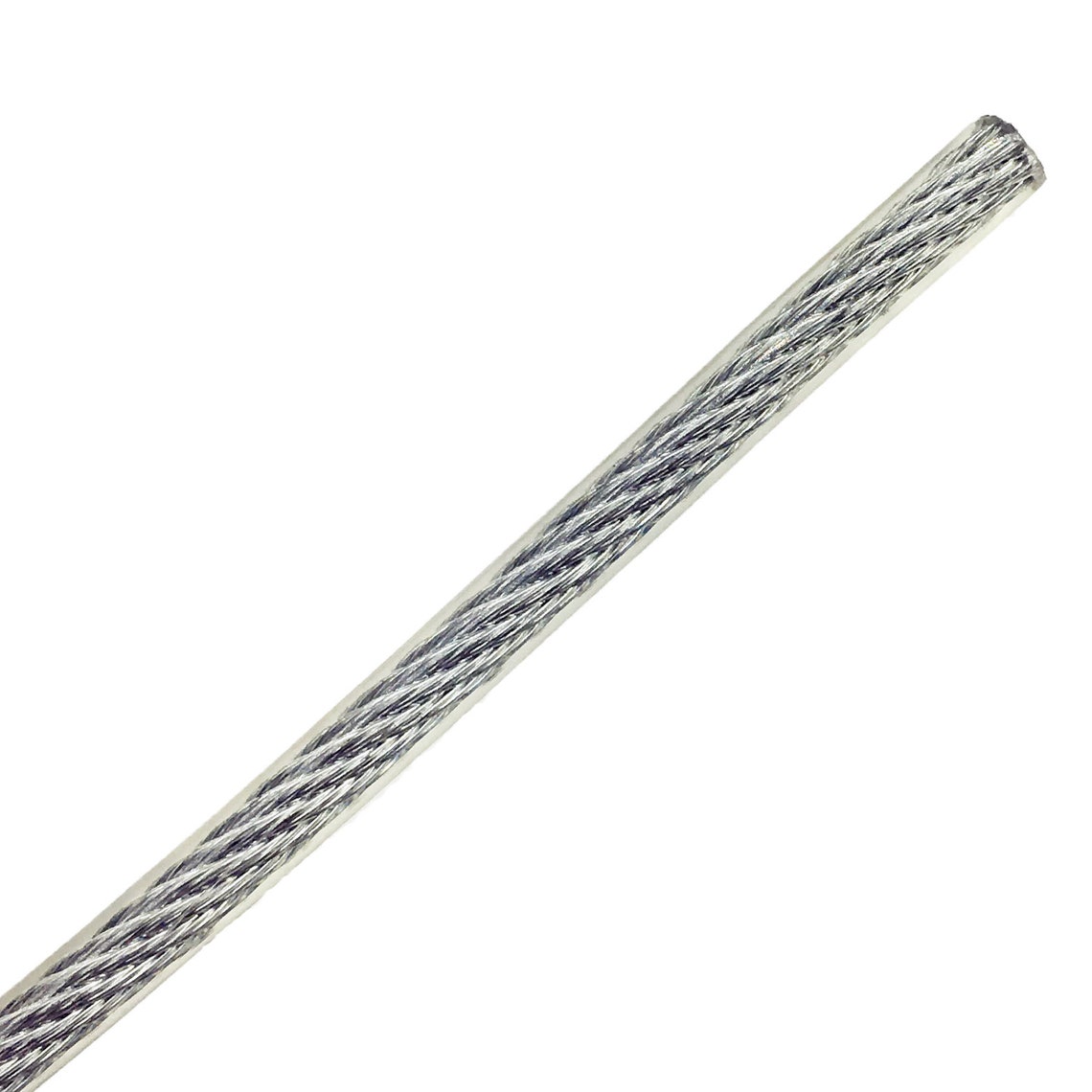 QUARKZMAN Cable De Acero Galvanizado 15m Con Recubrimiento De Vinilo Transparente – Resistente Y Flexible Para Colgar Luces, Decoraciones Y Más – Incluye 4 Bucles M6