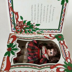 Christmas Greeting Card Doll Limited Edition 1993 by Knickerbocker imagem 3