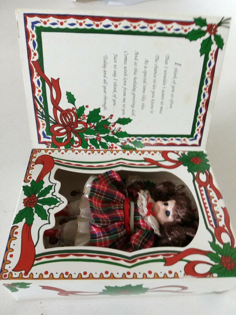 Christmas Greeting Card Doll Limited Edition 1993 by Knickerbocker imagem 3