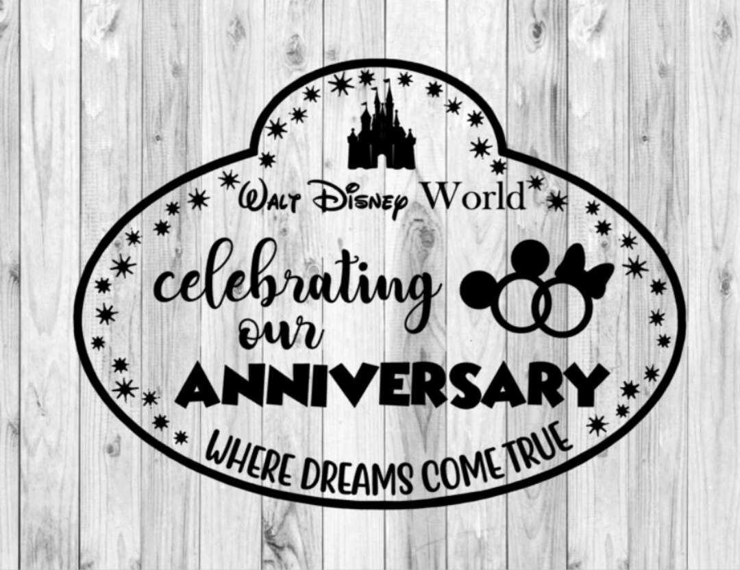 Disney Anniversary Iron On, Disney World, Celebrate, Custom Iron On