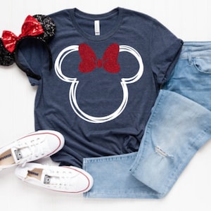 Mickey Mouse outline, Iron on, ready to press, Disneyland shirt, Disney world shirt, custom iron on, mickey head, disney heat transfer vinyl