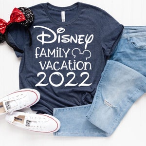 Disney family vacation 2022, disney iron on, mickey iron on, vacation shirt, disney world, disneyland, vinyl, heat transfer, decal, mickey