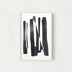 Black and White Abstract Art, Black and White Art, Abstract Wall Art , Black and White Abstract, Minimalist Art Print, Minimalist Art