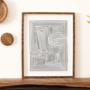 Black and White Abstract Printable Art, Abstract Wall Art , Abstract ...