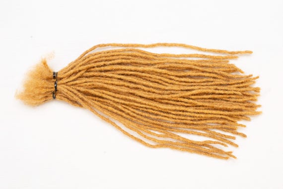 Buy 100 Strands of 0.4cm 0.6cm Blonde 4c Human Hair Crochet  display picture 2