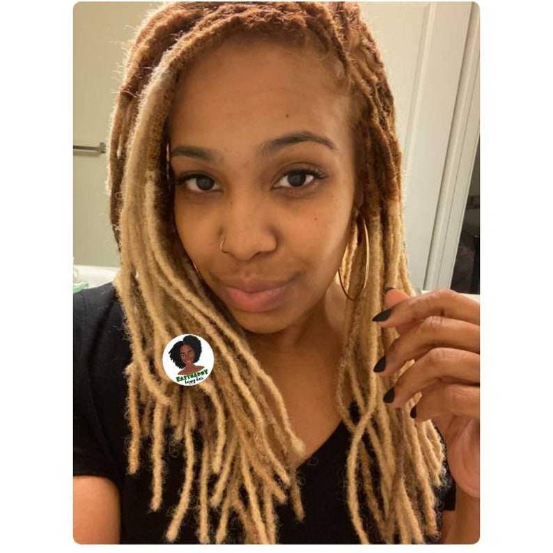 Honey blonde tips dreadlockshoney blonde ombre dreadlock | Etsy