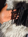 60 Strands of Large  Regular Human hair dreadloc extensions in sizes 1.2cm (0.5inches) product logo