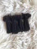 100 Regular human hair permanent dreadloc extensions in sizes 0.4cm in length 3 to 8inches product logo