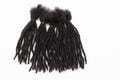 10 Strands of Anwi Textured human hair loc extensions in in size 0.4 cm and 0.5cm and lengths 4inches to 20inches product logo