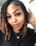 30,40, 50  Regular human hair  ombre dreadlock extensions in loc bundles product logo