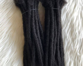 100 strands of 0.6cm Crochet 4c Human hair dreadlock extensions