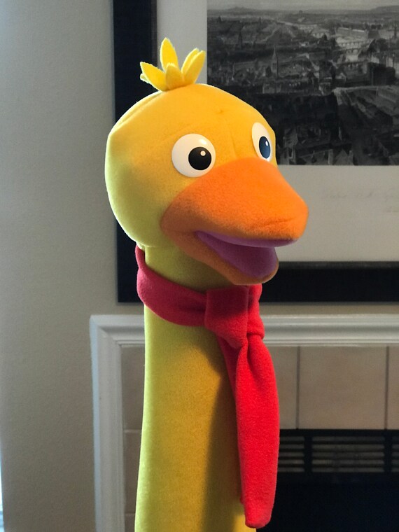 Little Genius Duck W Hat Or Scarf Etsy