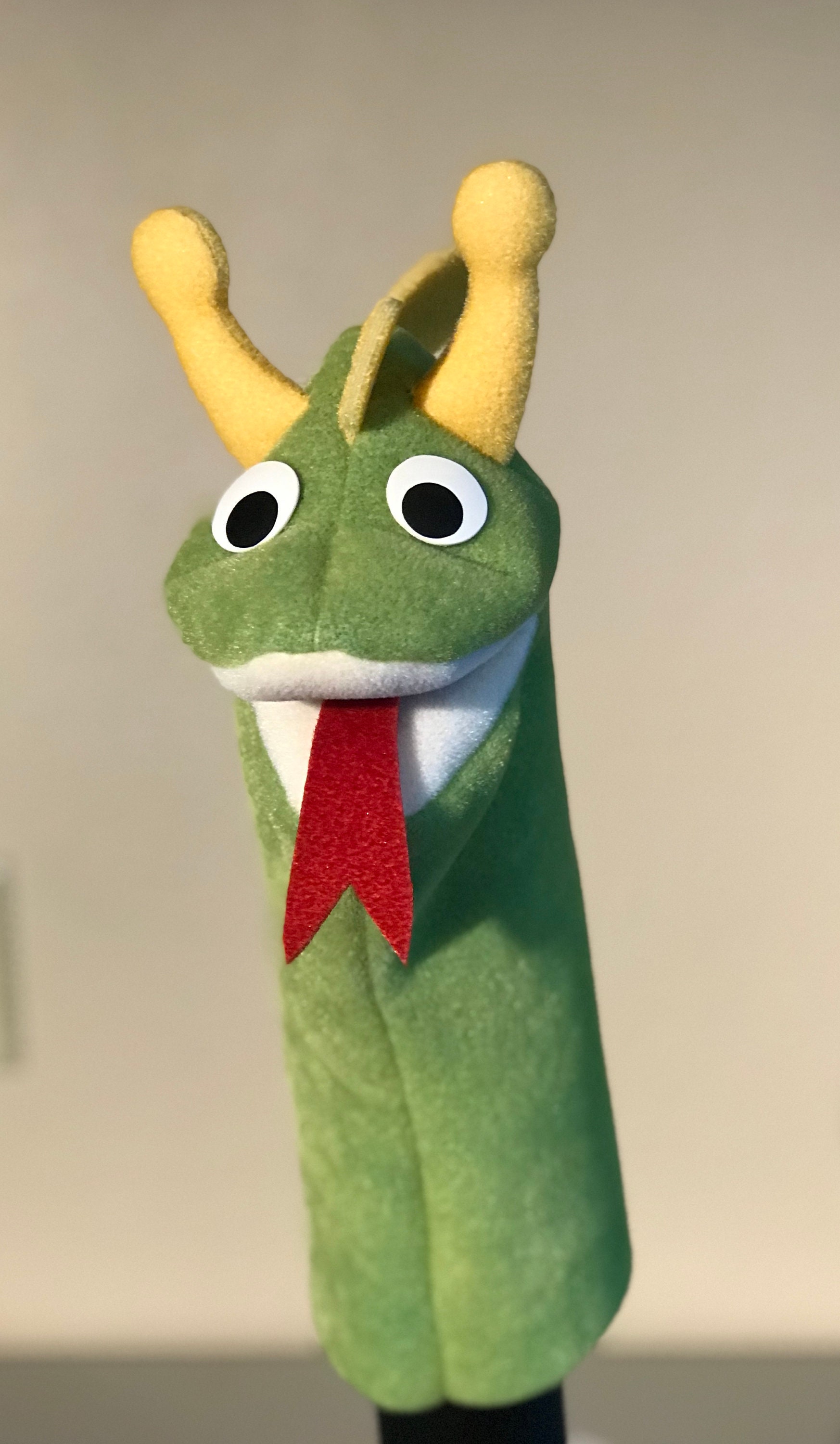 Little Genius Dragon Hand Puppet Etsy