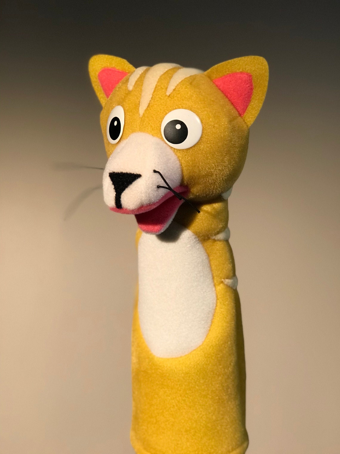 Little Genius Cat Hand Puppet Etsy