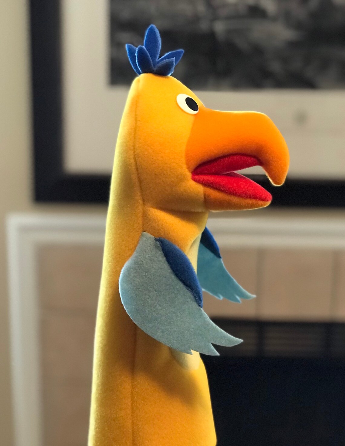 Little Genius Parrot Hand Puppet Etsy