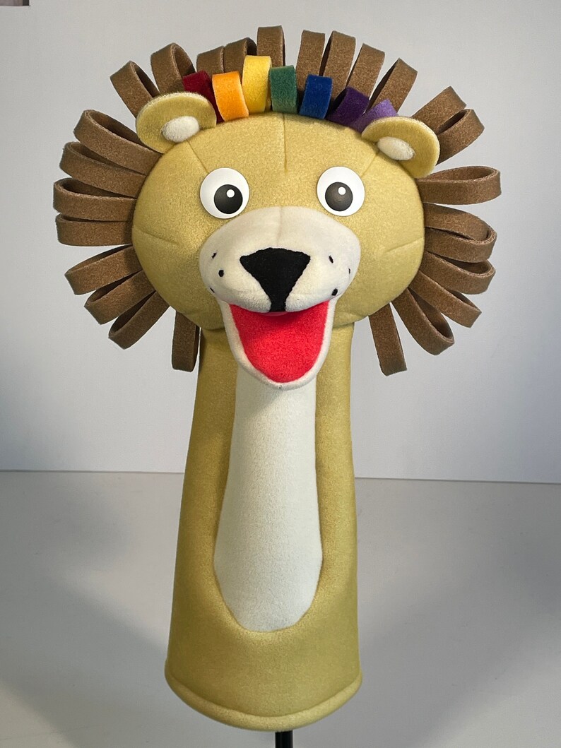 Little Genius Lion Hand Puppet Etsy