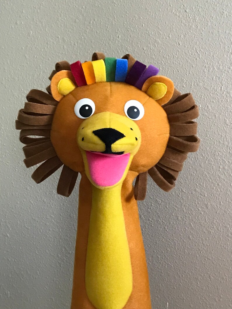 Little Genius Lion Hand Puppet Etsy