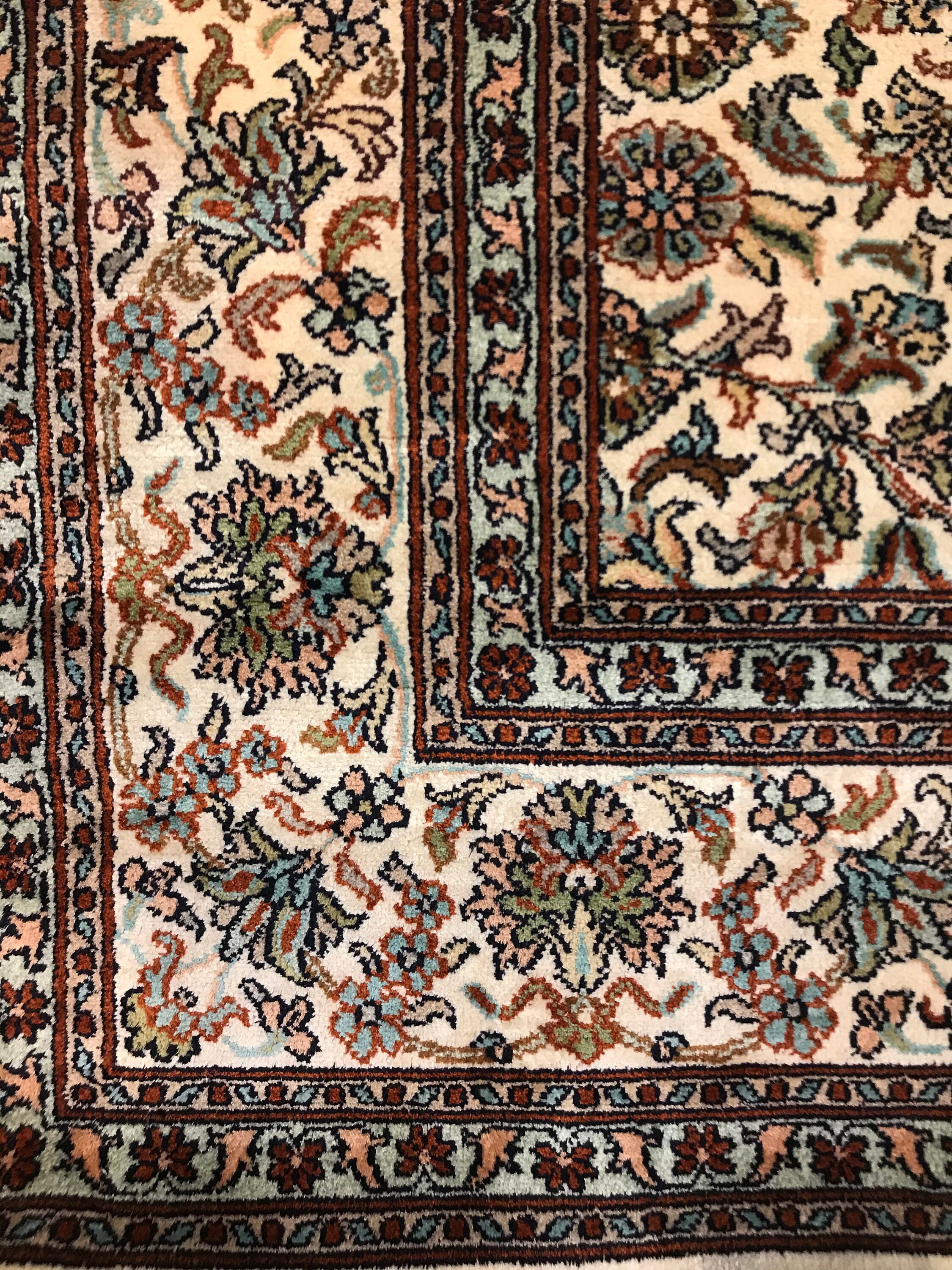 Size 5x7 ft. Oriental KAshmir SIlk RUg Etsy