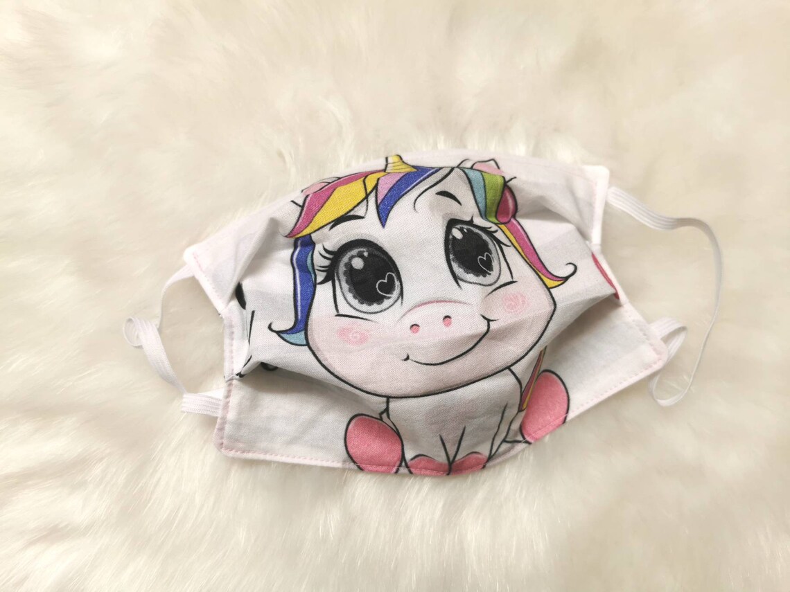 Behelfsmaske MundNaseMaske MundNaseAbdeckung Einhorn