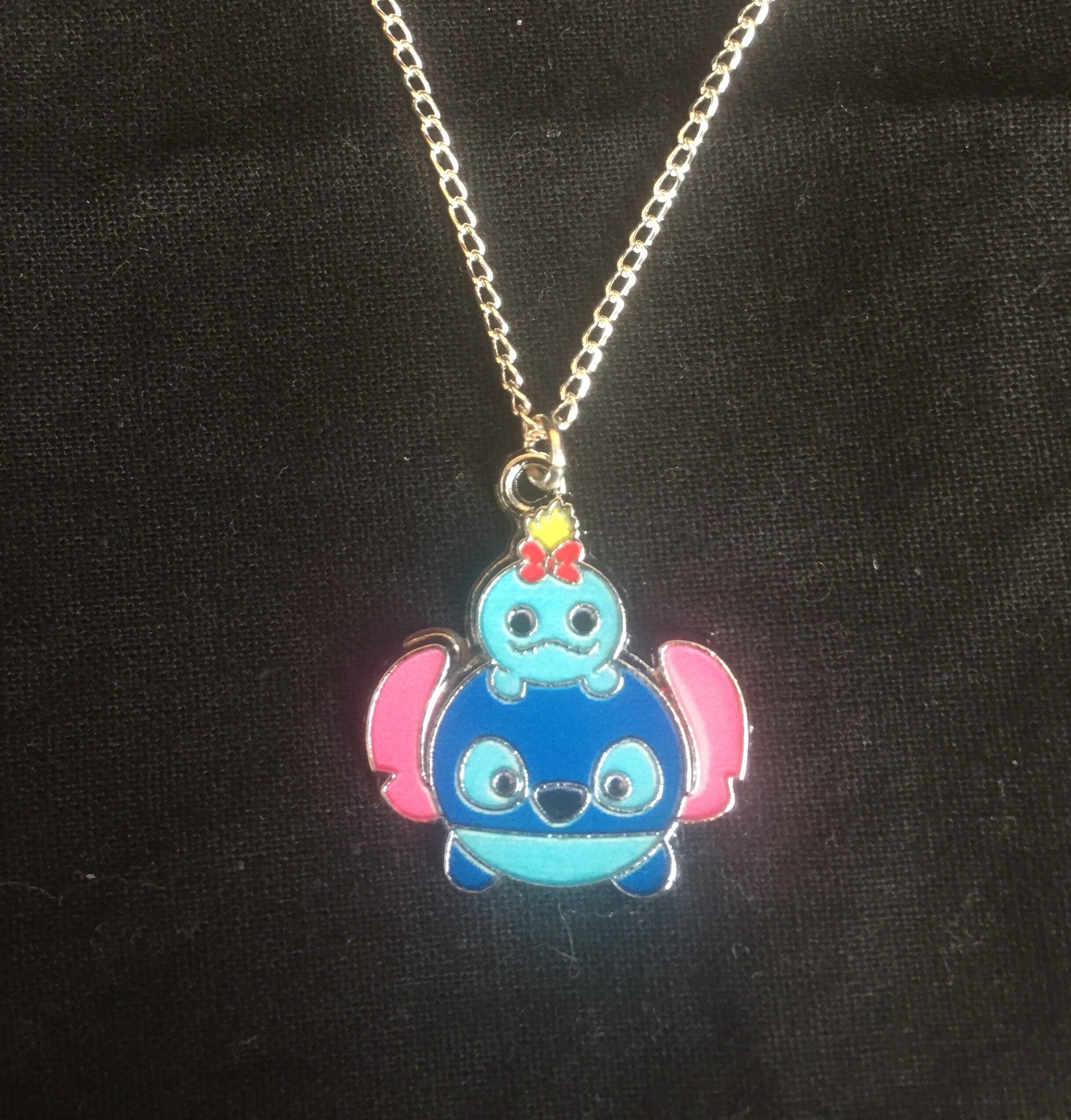 Disney Stitch y Lilo's Doll scrumpTsum Tsum Collar Etsy
