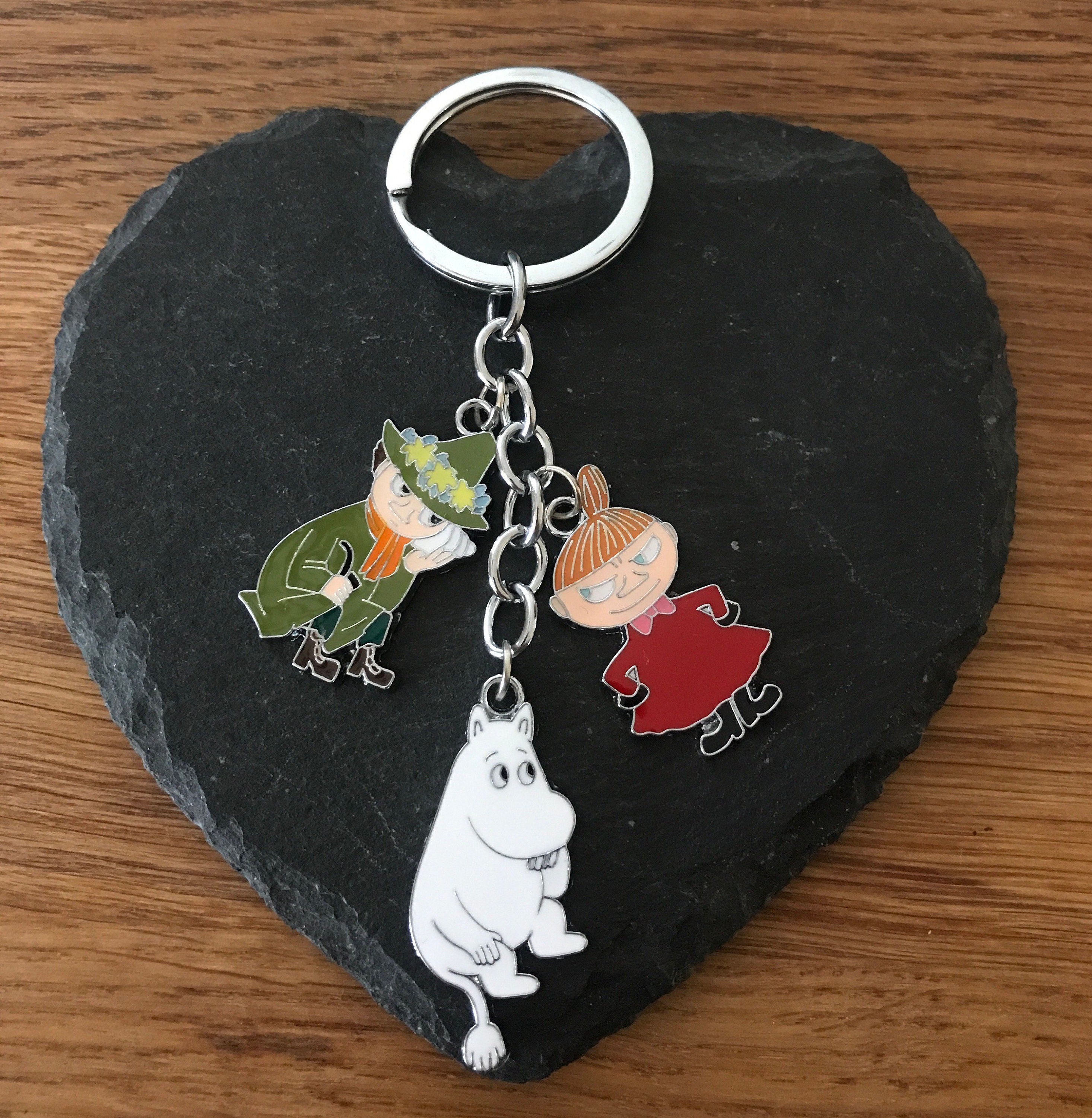 Moominvalley,Moomin,Snufkin, Little My, characters Keyring/ Bag Charm…