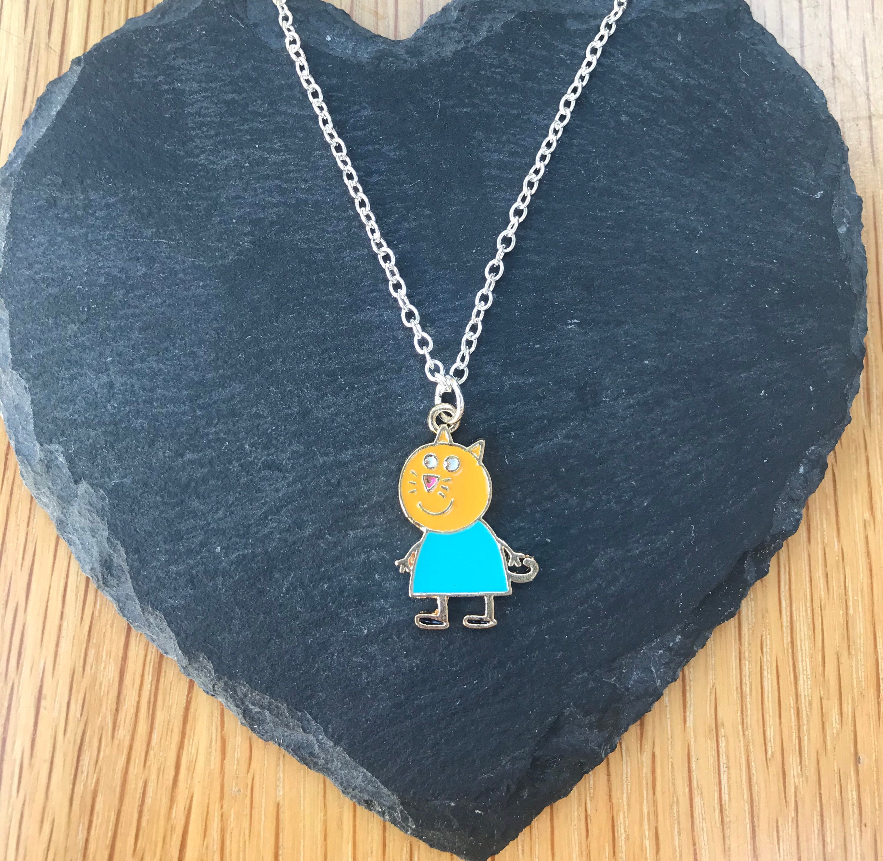 Candy Cat from Peppa Pig Necklace Etsy