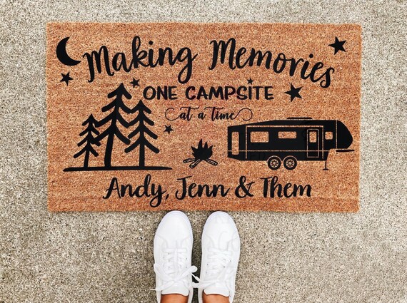 Making Memories Doormat Campsite RV CutsncraftsbyTrang